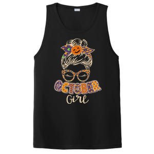 Cute Halloween Patterns October Girl PosiCharge Competitor Tank