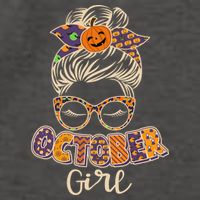 Cute Halloween Patterns October Girl Vector Backpack