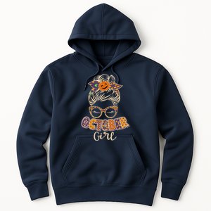 Cute Halloween Patterns October Girl Hoodie