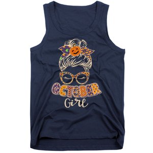 Cute Halloween Patterns October Girl Tank Top