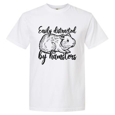 Cute Hamster Pet Gift Funny Hamster Gift Garment-Dyed Heavyweight T-Shirt