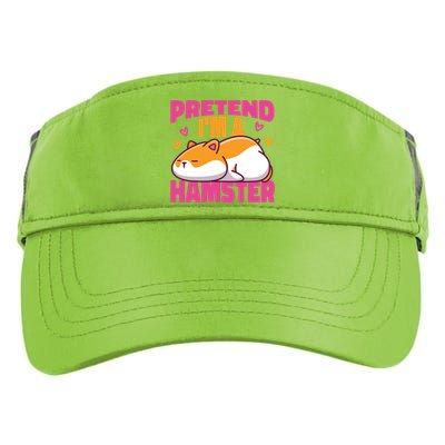 Cute Hamster Pretend I'm A Hamster Gift Adult Drive Performance Visor