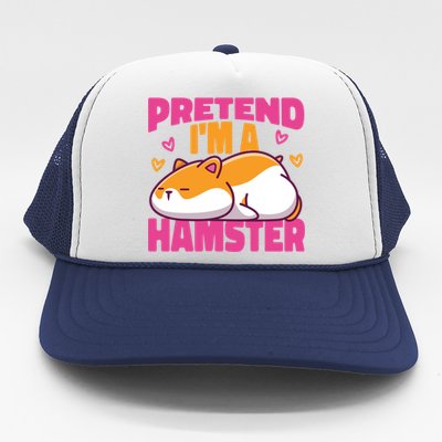 Cute Hamster Pretend I'm A Hamster Gift Trucker Hat