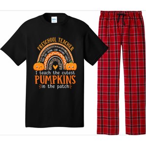 Cute Halloween Preschool Teacher I Teach The Cutest Pumpkins Gift Pajama Set