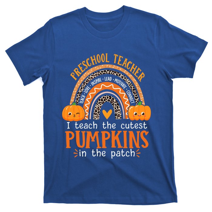 Cute Halloween Preschool Teacher I Teach The Cutest Pumpkins Gift T-Shirt