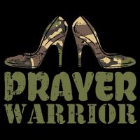 Camo Heels Prayer Warrior Faith God Jesus Christian Zip Tote Bag