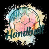 Colorful Handball Player Sport Ball Handball Gift Backpack