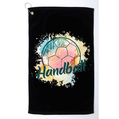 Colorful Handball Player Sport Ball Handball Gift Golf Towel