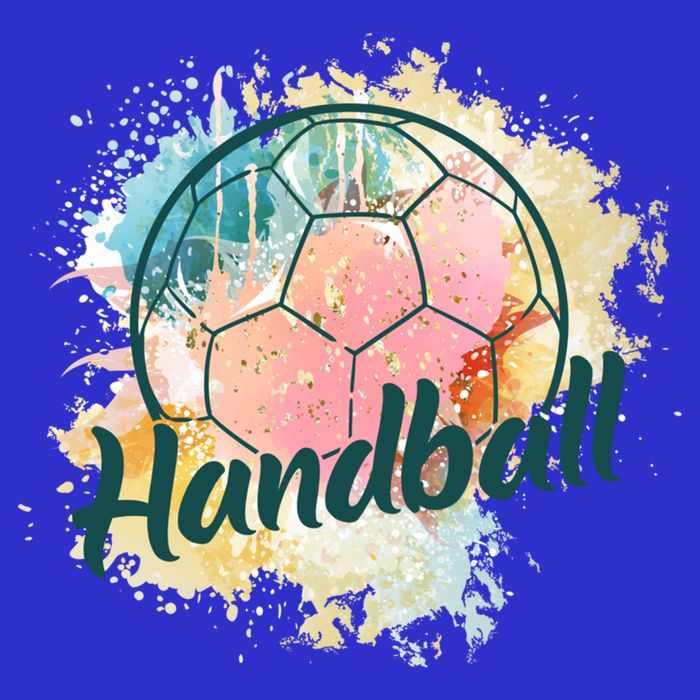 Colorful Handball Player Sport Ball Handball Gift Toddler T-Shirt