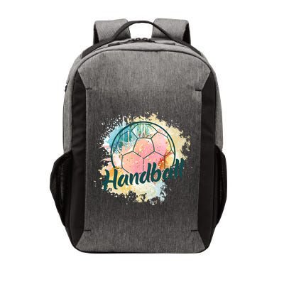 Colorful Handball Player Sport Ball Handball Gift Vector Backpack