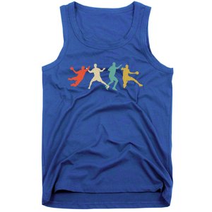 Colorful Handball Players Handball Team Handball Gift Tank Top