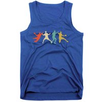 Colorful Handball Players Handball Team Handball Gift Tank Top