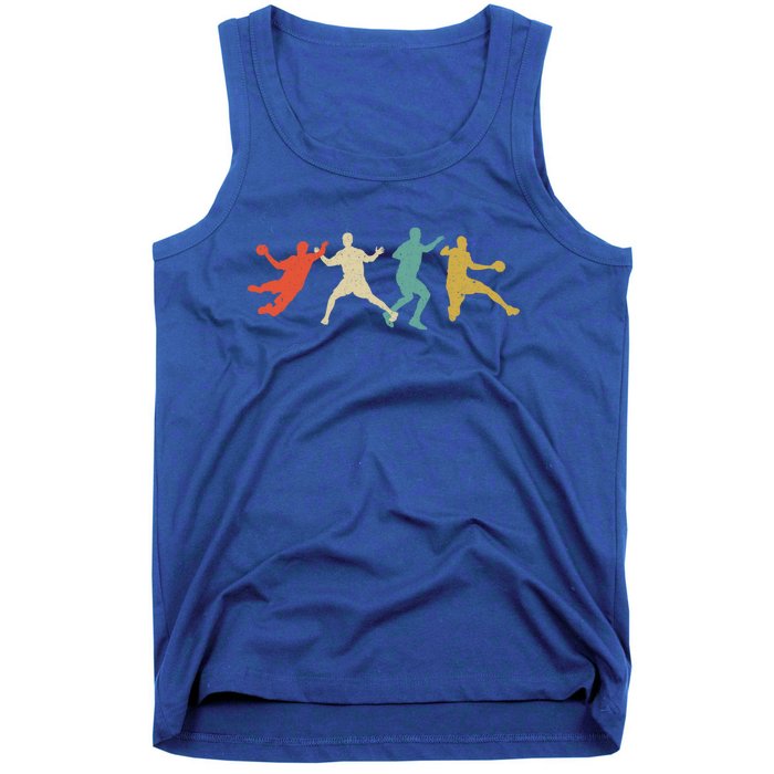 Colorful Handball Players Handball Team Handball Gift Tank Top