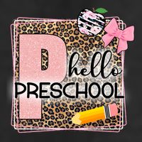 Cute Hello Pre School Teachers Students Adult Drive Performance Visor