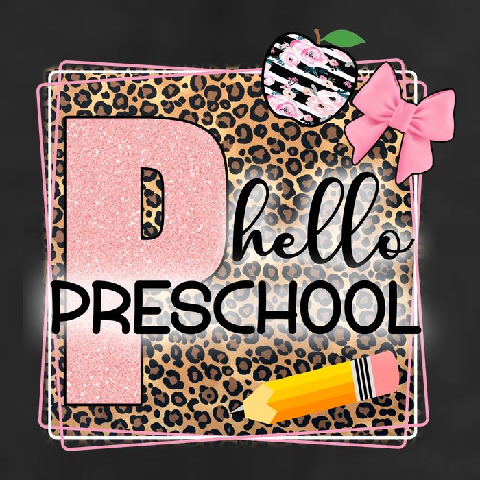 Cute Hello Pre School Teachers Students Adult Drive Performance Visor