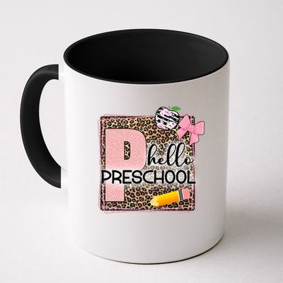Cute Hello Pre School Teachers Students Coffee Mug