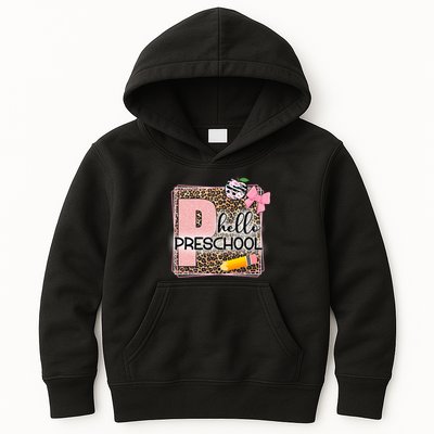Cute Hello Pre School Teachers Students Kids Hoodie