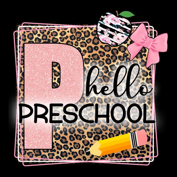 Cute Hello Pre School Teachers Students Kids Hoodie