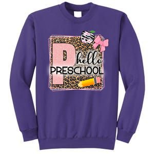 Cute Hello Pre School Teachers Students Sweatshirt