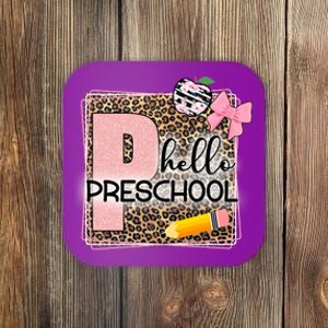 Cute Hello Pre School Teachers Students Coaster