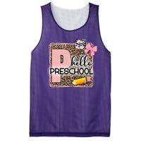 Cute Hello Pre School Teachers Students Mesh Reversible Basketball Jersey Tank