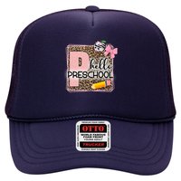 Cute Hello Pre School Teachers Students Trucker Hat