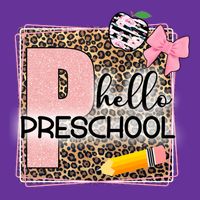 Cute Hello Pre School Teachers Students Trucker Hat
