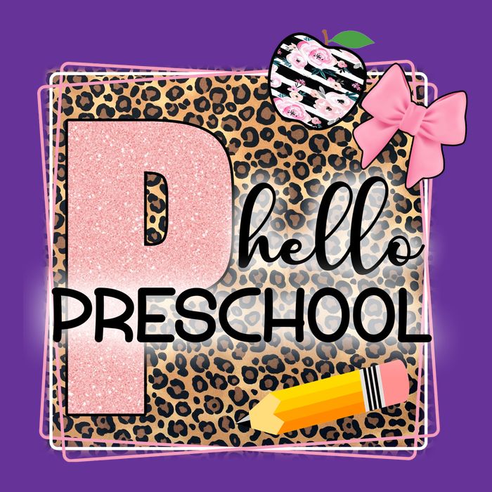 Cute Hello Pre School Teachers Students Trucker Hat