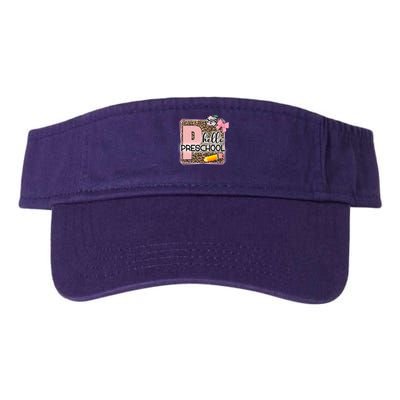 Cute Hello Pre School Teachers Students Visor