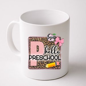 Cute Hello Pre School Teachers Students Coffee Mug