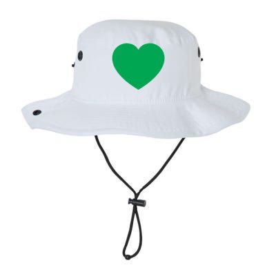 Cute Heart Pocket Print Cerebral Palsy Green Ribbon Gift Legacy Cool Fit Booney Bucket Hat