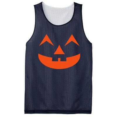 Creepy Halloween Pumpkin Face Halloween Jack O Lanterns Mesh Reversible Basketball Jersey Tank