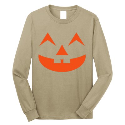 Creepy Halloween Pumpkin Face Halloween Jack O Lanterns Long Sleeve Shirt