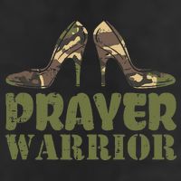 Camo Heels Prayer Warrior Faith God Jesus Christian Hat