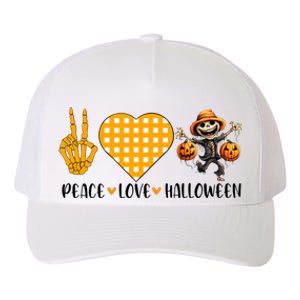 Cute Halloween Peace Love And Gnome Fall Gift Yupoong Adult 5-Panel Trucker Hat