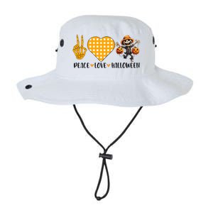 Cute Halloween Peace Love And Gnome Fall Gift Legacy Cool Fit Booney Bucket Hat