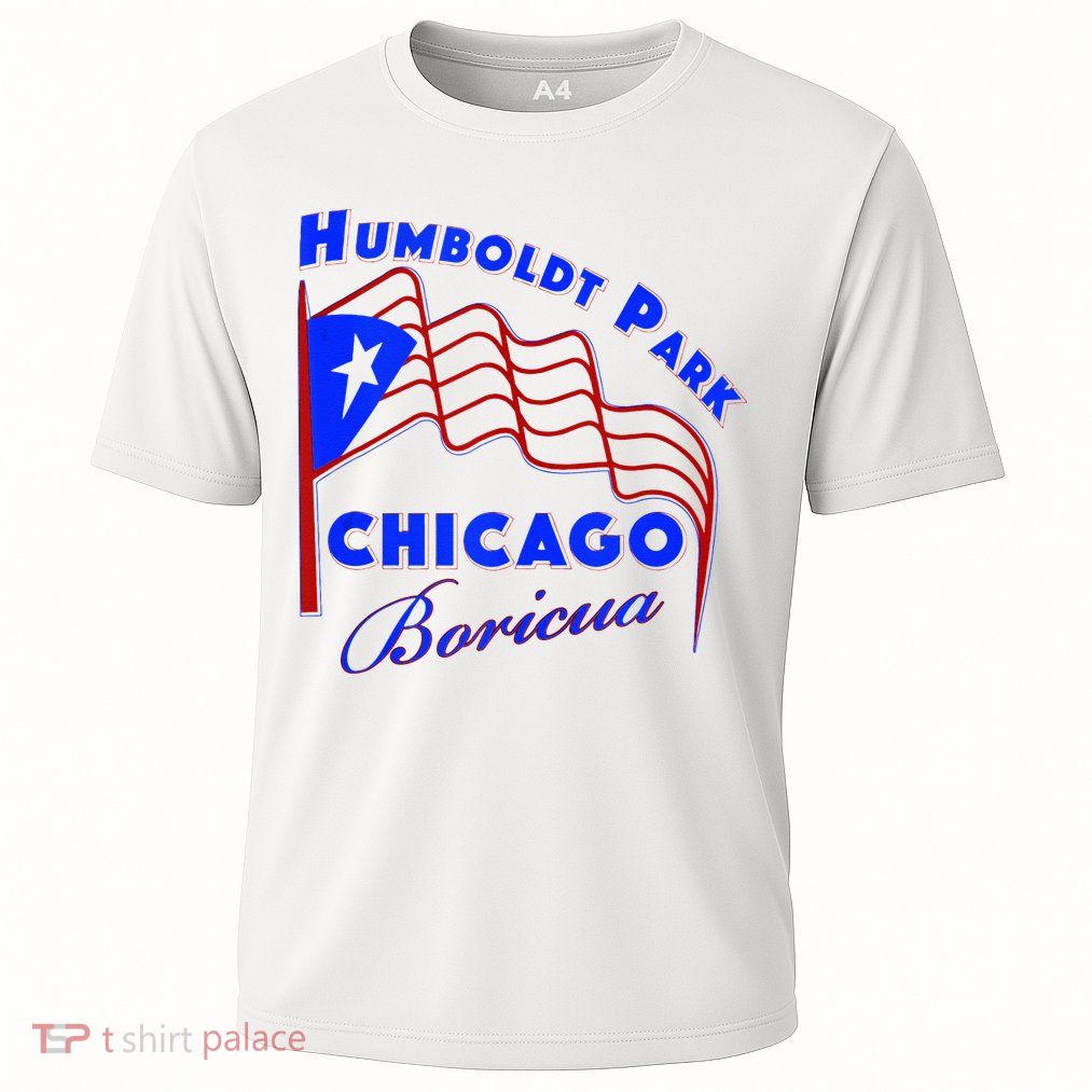 Chicago Humboldt Park Neighborhood Design Puerto Rican Performance Shirt