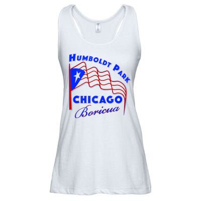 Chicago Humboldt Park Neighborhood Design Puerto Rican Ladies Essential Flowy Tank