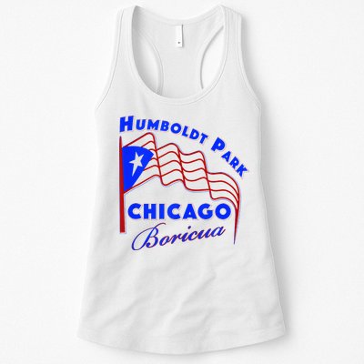 Chicago Humboldt Park Neighborhood Design Puerto Rican Womens Tank Top