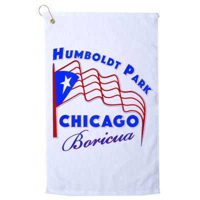 Chicago Humboldt Park Neighborhood Design Puerto Rican Golf Towel