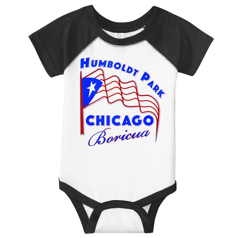 Chicago Humboldt Park Neighborhood Design Puerto Rican Infant Baby Jersey Bodysuit