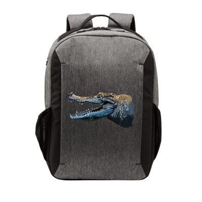 Crocodile Head Portrait From A Splash Vector Backpack