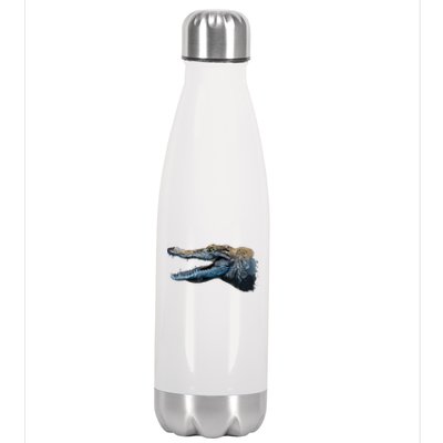 Crocodile Head Portrait From A Splash Stainless Steel Insulated Water Bottle