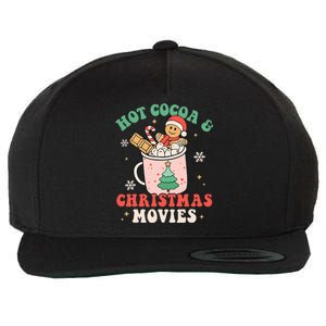 Cozy Holiday Pajama Set with Hot Cocoa and Christmas Movies Wool Snapback Cap