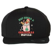 Cozy Holiday Pajama Set with Hot Cocoa and Christmas Movies Wool Snapback Cap