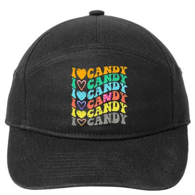 Candy Halloween Party Fun Trick or Treat Decorations 7-Panel Snapback Hat