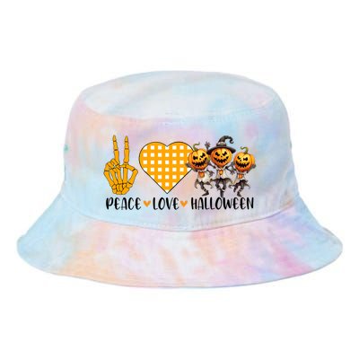 Cute Halloween Peace Love And Gnome Fall Great Gift Tie Dye Newport Bucket Hat