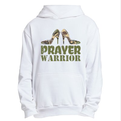 Camo Heels Prayer Warrior Faith God Jesus Christian Urban Pullover Hoodie