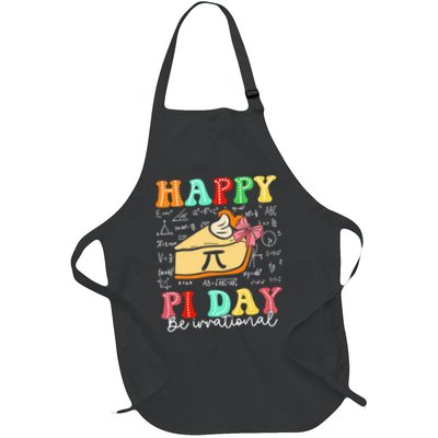 Coquette Happy Pi Day 3.14 Be Irrational Math Teachers Full-Length Apron With Pockets