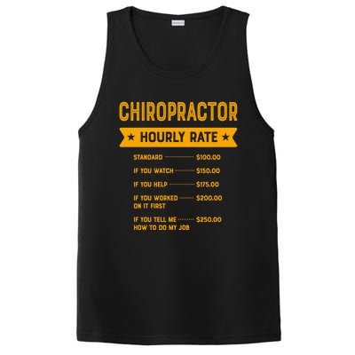 Chiropractor Hourly Rate Labour Day Chiropractic Workers Day Cool Gift PosiCharge Competitor Tank